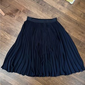 Express black midi skirt